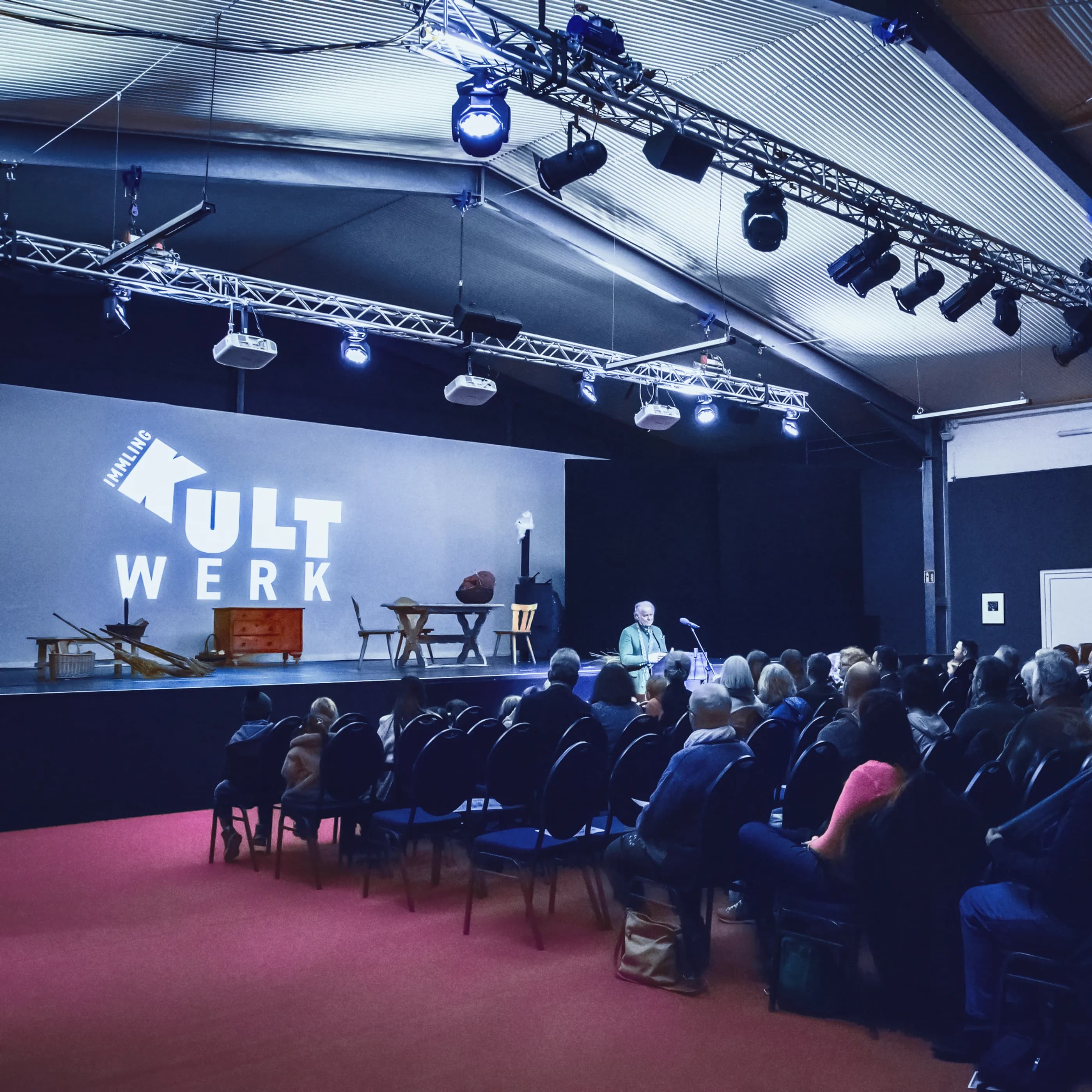 Sonnenuntergang über Immling